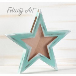 Ξύλινο Κουτί Ευχών Αστέρι ΖΕ100