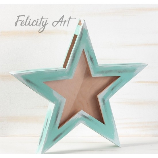 Ξύλινο Κουτί Ευχών Αστέρι ΖΕ100