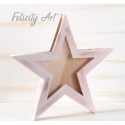 Ξύλινο Κουτί Ευχών Αστέρι ΖΕ101