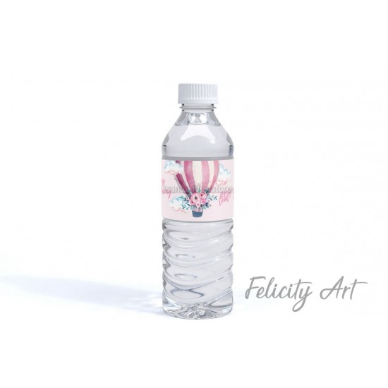 Περιτύλιγμα για  Νερό με Θέμα Αερόστατο