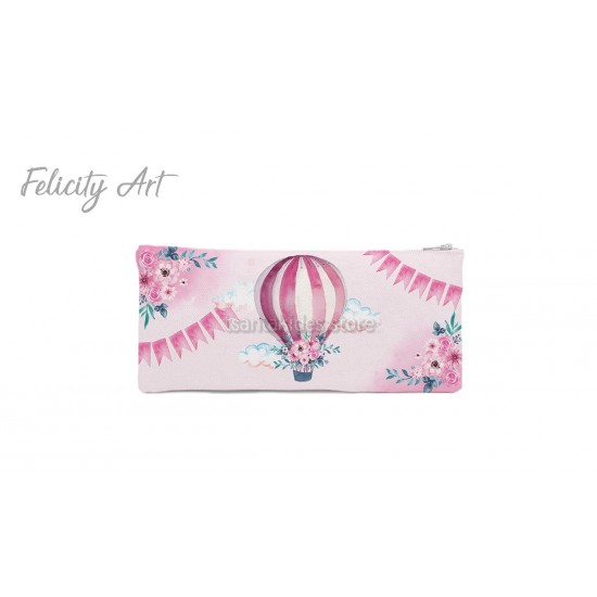 Μπομπονιέρα Βάπτισης Κασετίνα με θέμα Αερόστατο