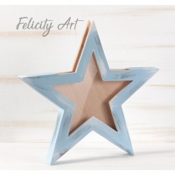 Ξύλινο Κουτί Ευχών Αστέρι ΖΕ102