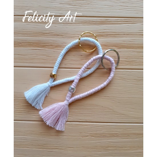 Μαρτυρικό Βάπτισης Μπρελόκ Μακραμέ Μαρτυρικό Βάπτισης Μπρελόκ Μακραμέ