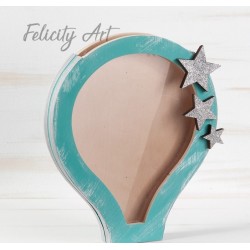 Ξύλινο Κουτί Ευχών Αερόστατο ΖΚΕ103