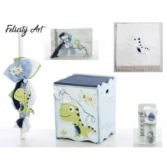 Σετ Βάπτισης με Θέμα  "Δεινοσαυράκι" 