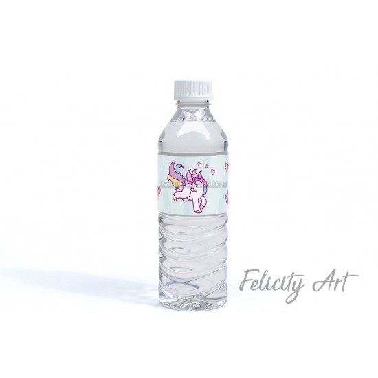 Περιτύλιγμα για Νερό με Θέμα  Μονόκερος