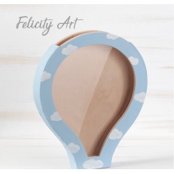 Ξύλινο Κουτί Ευχών Αερόστατο ΖΚΕ105