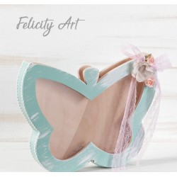 Ξύλινο Κουτί Ευχών Πεταλούδα ΖΕ106