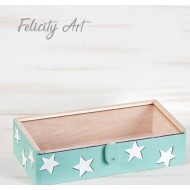 Ξύλινο Κουτί Ευχών Αστέρι ΖΕ107 Ξύλινο Κουτί Ευχών Αστέρι ΖΕ107