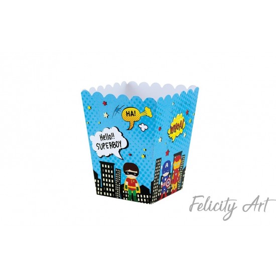 Κουτί popcorn με Θέμα Superheroes Κουτί popcorn με Θέμα Superheroes