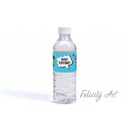 Περιτύλιγμα για Νερό με Θέμα Superheroes