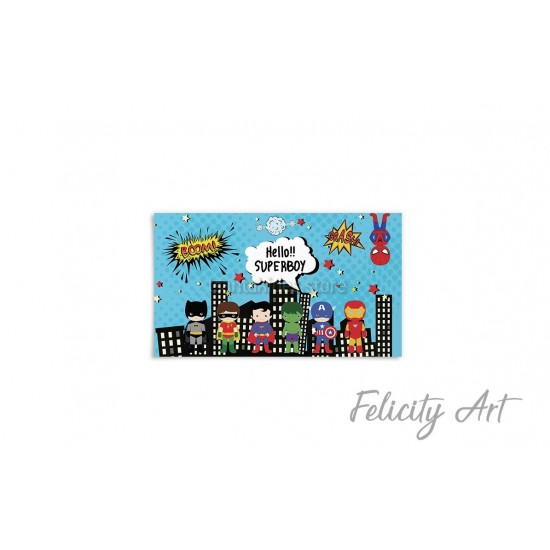 Περιτύλιγμα Σαπουνόφουσκας με Θέμα  Superheroes