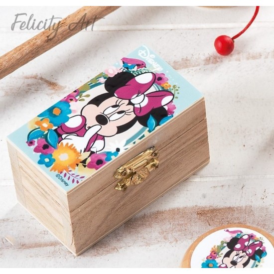 Μπομπονιέρα Βάπτισης Σεντούκι Minnie 