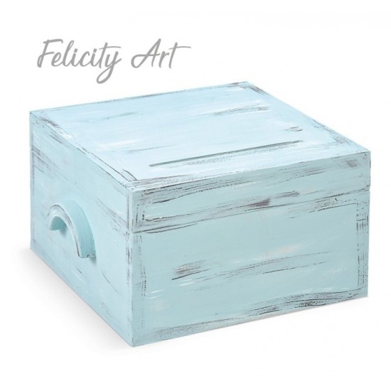 Ξύλινο Κουτί Ευχών  Βάπτισης για Αγόρι ΖΚΕ121