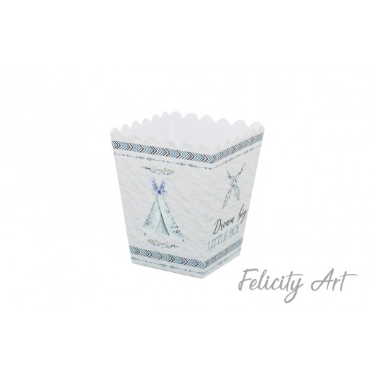 Κουτί popcorn με Θέμα Ινδιάνος Κουτί popcorn με Θέμα Ινδιάνος