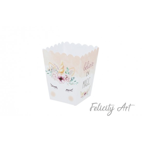 Κουτί popcorn με Θέμα Μονόκερος Κουτί popcorn με Θέμα Μονόκερος