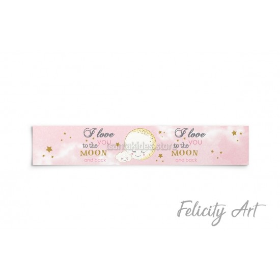 Περιτύλιγμα για Νερό με Θέμα  Φεγγαράκι