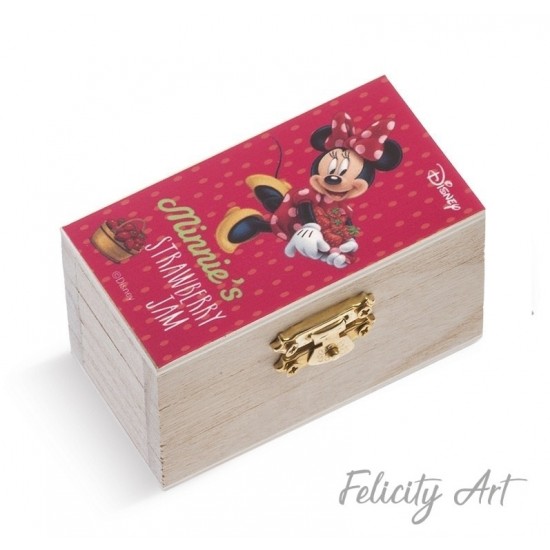 Μπομπονιέρα Βάπτισης Σεντούκι Minnie Φράουλες