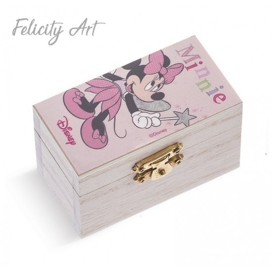 Μπομπονιέρα Βάπτισης Σεντούκι Minnie Νεράιδα