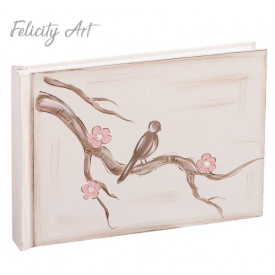 Βιβλίο Ευχών με Θέμα Πουλάκι