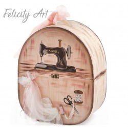 Κουτί Βαπτιστικών με Θέμα Είδη Ραπτικής