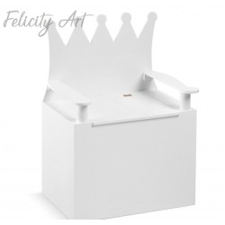 Αστόλιστο Κουτί Βαπτιστικών Θρόνος