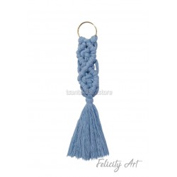  Μπομπονιέρα Βάπτισης Μπρελόκ Macrame