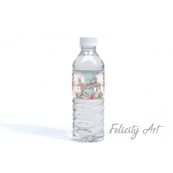 Περιτύλιγμα για Νερό με Θέμα  Καρουζέλ