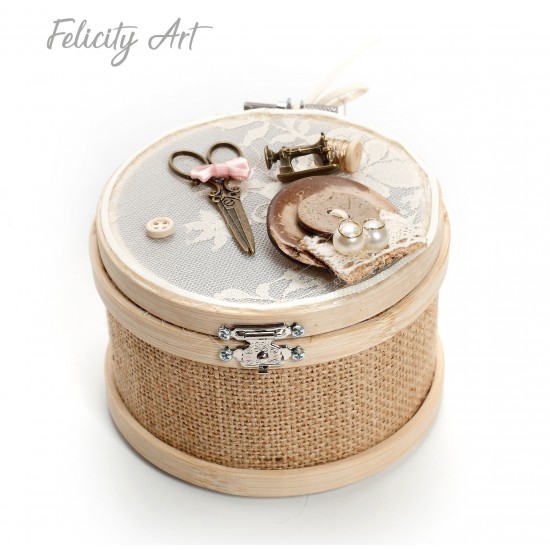 Κουτί Μαρτυρικών με Θέμα Είδη Ραπτικης 19182