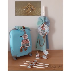 Σετ Βάπτισης με Θέμα  Ταξίδι στον Κόσμο 