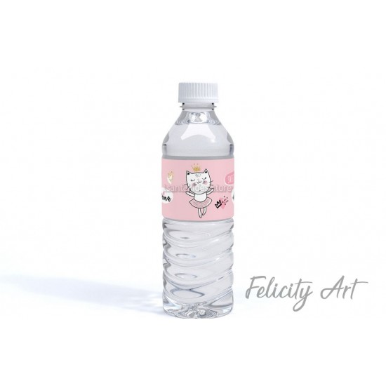 Περιτύλιγμα για  Νερό με Θέμα  Μπαλαρίνα