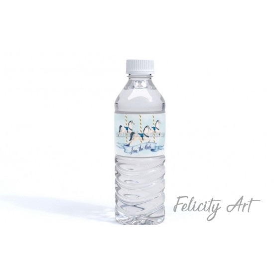 Περιτύλιγμα για  Νερό με Θέμα  Καρουζέλ