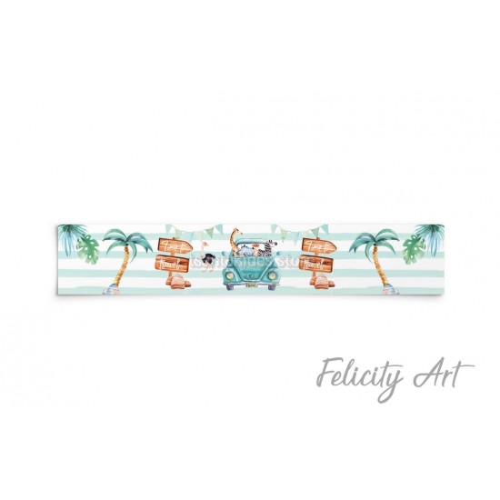 Περιτύλιγμα για Νερό με Θέμα  Ζωάκια της Ζούγκλας