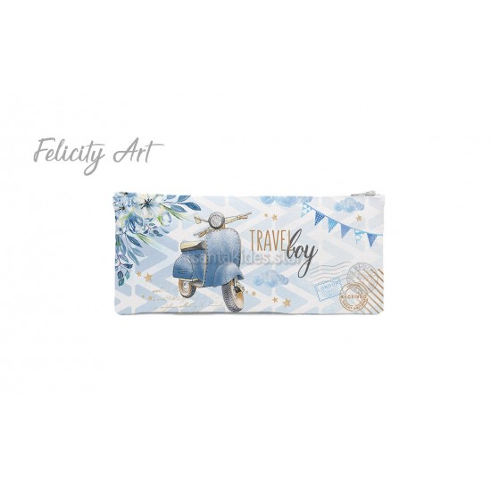 Μπομπονιέρα Βάπτισης Κασετίνα με Θέμα Βέσπα