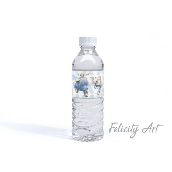 Περιτύλιγμα για Νερό με Θέμα Βέσπα