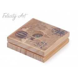 Μπομπονιέρα Βάπτισης Ηλιακό Ρολόι Αερόστατο