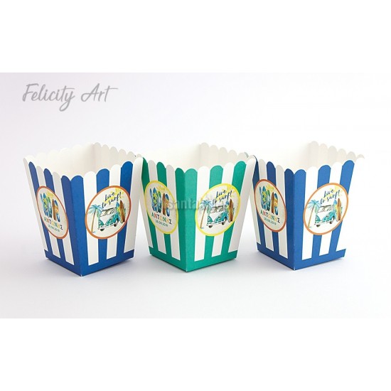 Κουτί popcorn με Θέμα Surf Κουτί popcorn με Θέμα Surf