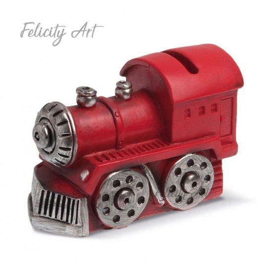 Μπομπονιέρα Βάπτισης Κουμπαράς Τρενάκι