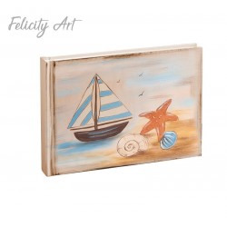 Βιβλίο Ευχών με Θέμα Καραβάκι