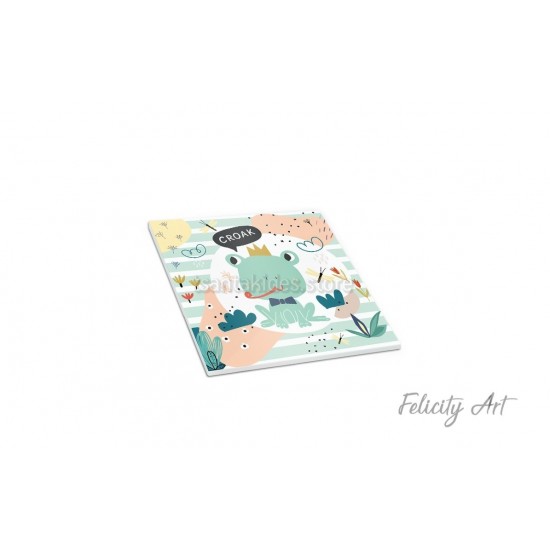 Μπομπονιέρα Βάπτισης Κεραμικό Σουβέρ με Θέμα Βατραχάκι