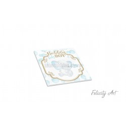 Μπομπονιέρα Βάπτισης Κεραμικό Σουβέρ με Θέμα Ελεφαντάκι