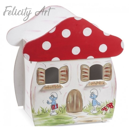 Σετ Βάπτισης με Θέμα "Στρουμφάκια"