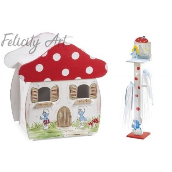 Σετ Βάπτισης με Θέμα "Στρουμφάκια"