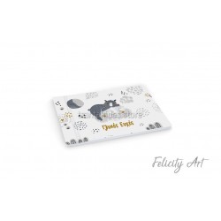 Βιβλίο Ευχών με Θέμα  Αρκουδάκι στο Φεγγάρι