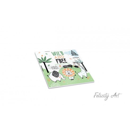 Μπομπονιέρα Βάπτισης Κεραμικό Σουβέρ με Θέμα Ζωάκια της Ζούγκλας