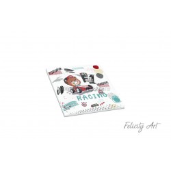 Μπομπονιέρα Βάπτισης Κεραμικό Σουβέρ με Θέμα Φόρμουλα 1