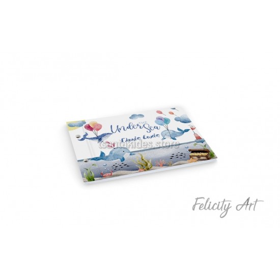 Βιβλίο Ευχών με Θέμα  τη Θάλασσα και το Μικρό Φαλαινάκι