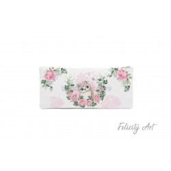 Μπομπονιέρα Βάπτισης Κασετίνα με Θέμα Κουκουβάγια