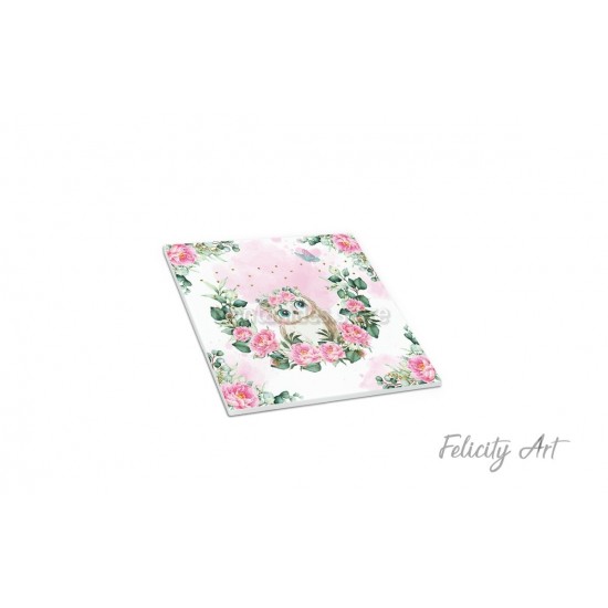 Μπομπονιέρα Βάπτισης Κεραμικό Σουβέρ με Θέμα Κουκουβάγια