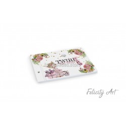 Βιβλίο Ευχών με Θέμα Γατούλα Μπαλαρίνα